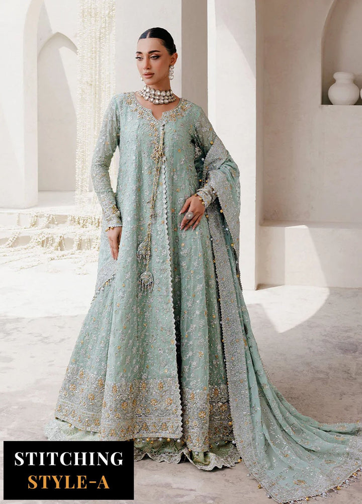 Aik Atelier Embroidered Organza Suits Unstitched 3 Piece AIK25WU D-08 - Formals Collection