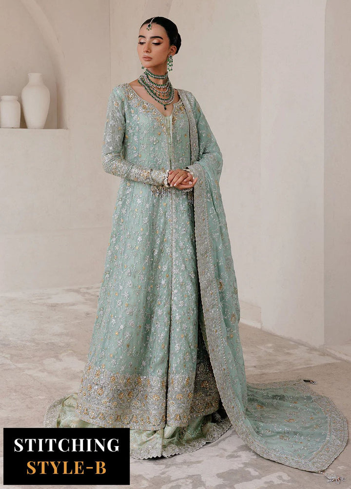 Aik Atelier Embroidered Organza Suits Unstitched 3 Piece AIK25WU D-08 - Formals Collection