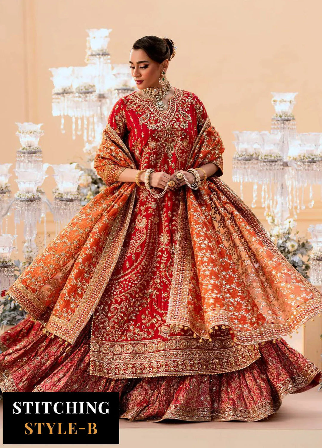 Aik Atelier Embroidered Silk Suit Unstitched 3 Piece AIK25WF Look-01 - Formals Collection