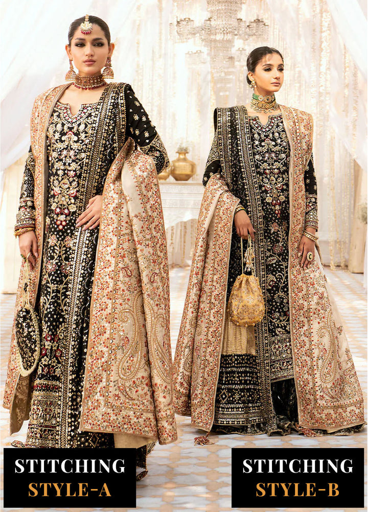 AIK Atelier Embroidered Silk Suits Unstitched 3 Piece AIK24WF Look 04 - Wedding Collection