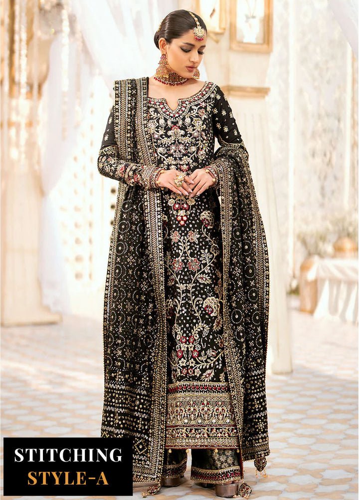 AIK Atelier Embroidered Silk Suits Unstitched 3 Piece AIK24WF Look 04 - Wedding Collection