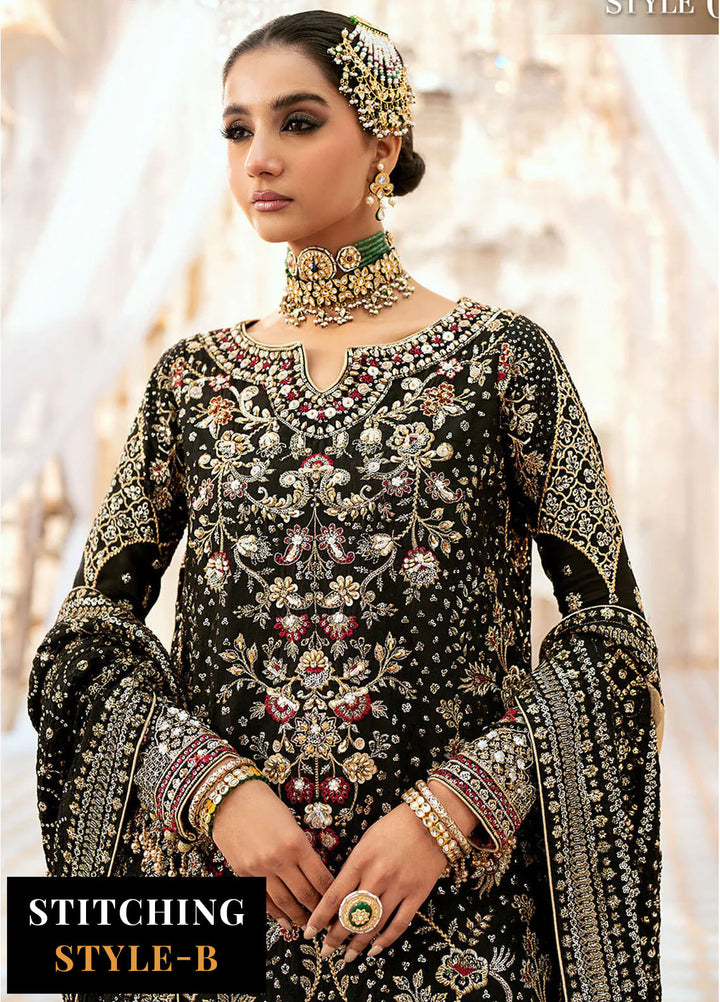 AIK Atelier Embroidered Silk Suits Unstitched 3 Piece AIK24WF Look 04 - Wedding Collection