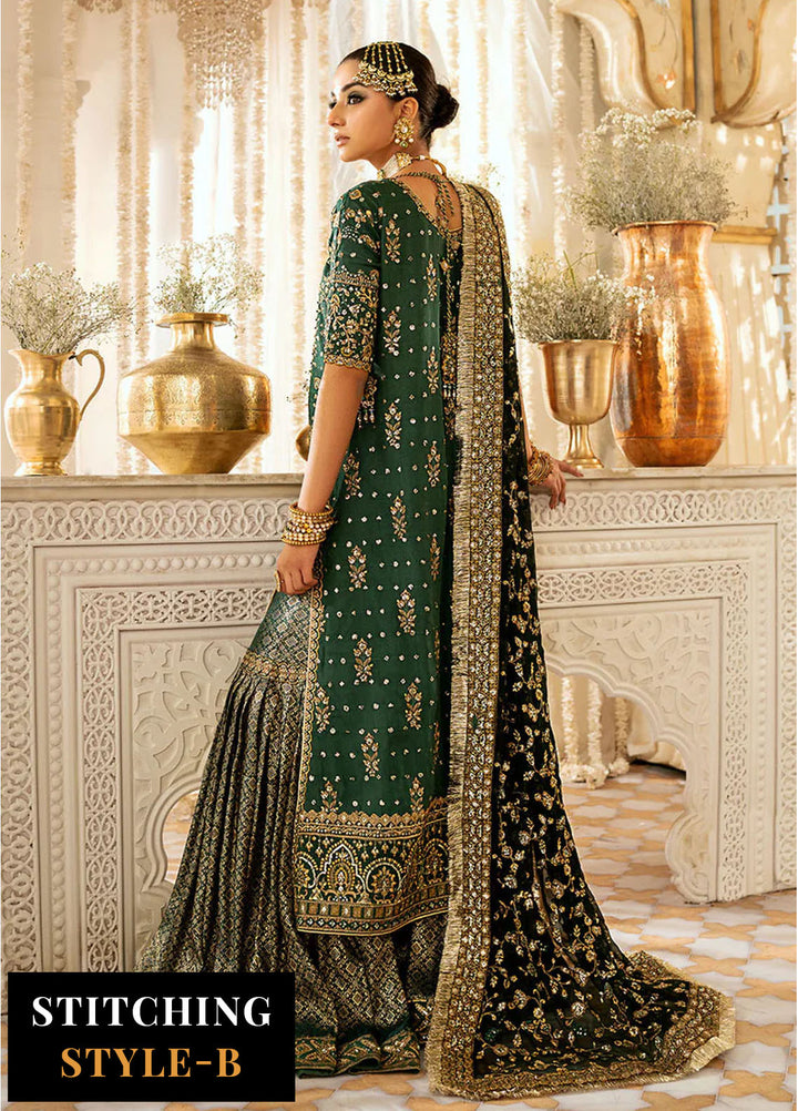 AIK Atelier Embroidered Silk Suits Unstitched 3 Piece AIK24WF Look 07 - Wedding Collection