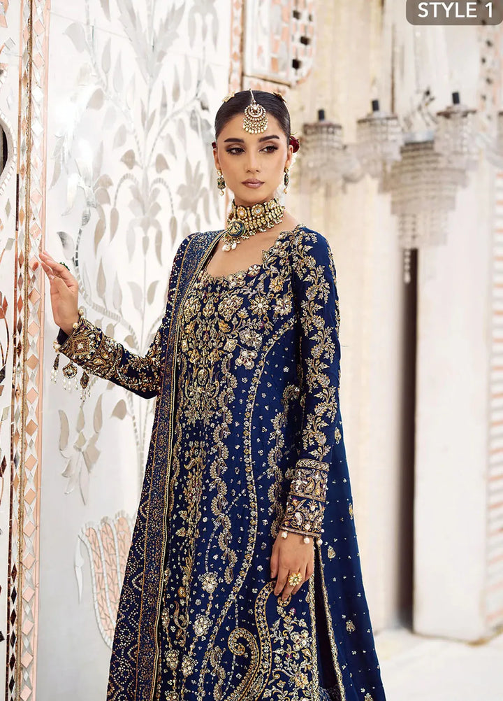 AIK Atelier Embroidered Silk Suits Unstitched 3 Piece AIK24WF2 Look 05 - Wedding Collection