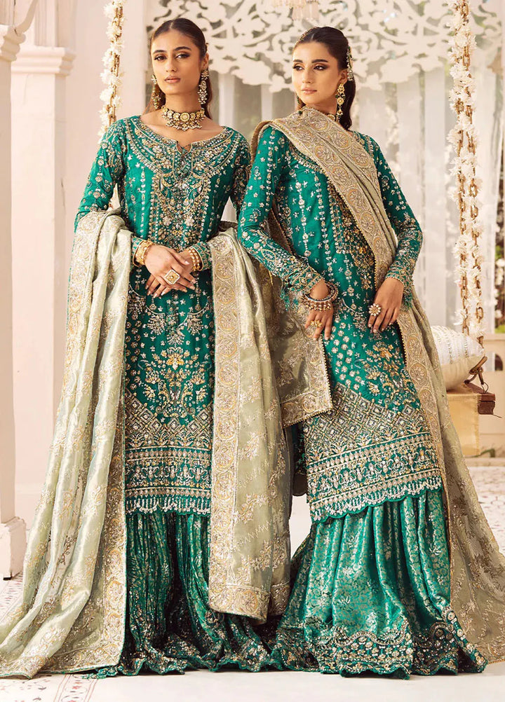 AIK Atelier Embroidered Silk Suits Unstitched 3 Piece AIK24WF2 Look 09 - Wedding Collection