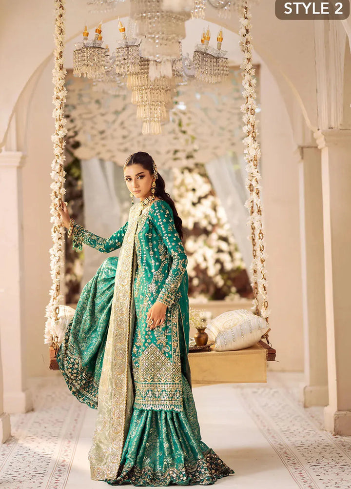 AIK Atelier Embroidered Silk Suits Unstitched 3 Piece AIK24WF2 Look 09 - Wedding Collection