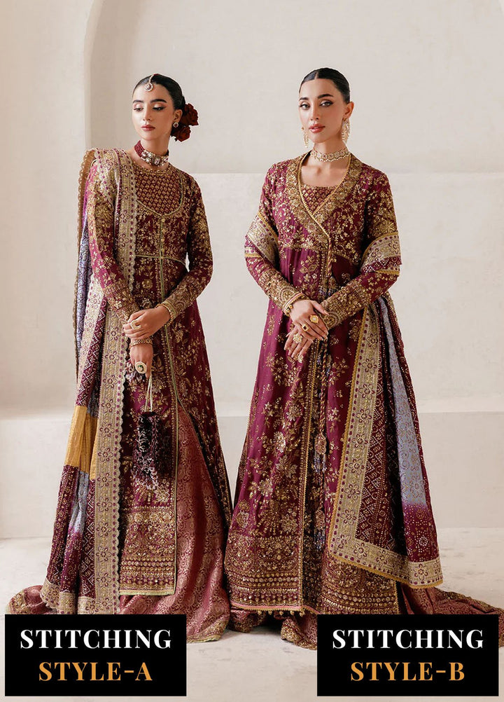 Aik Atelier Embroidered Silk Suits Unstitched 3 Piece AIK25WU D-04 - Formals Collection