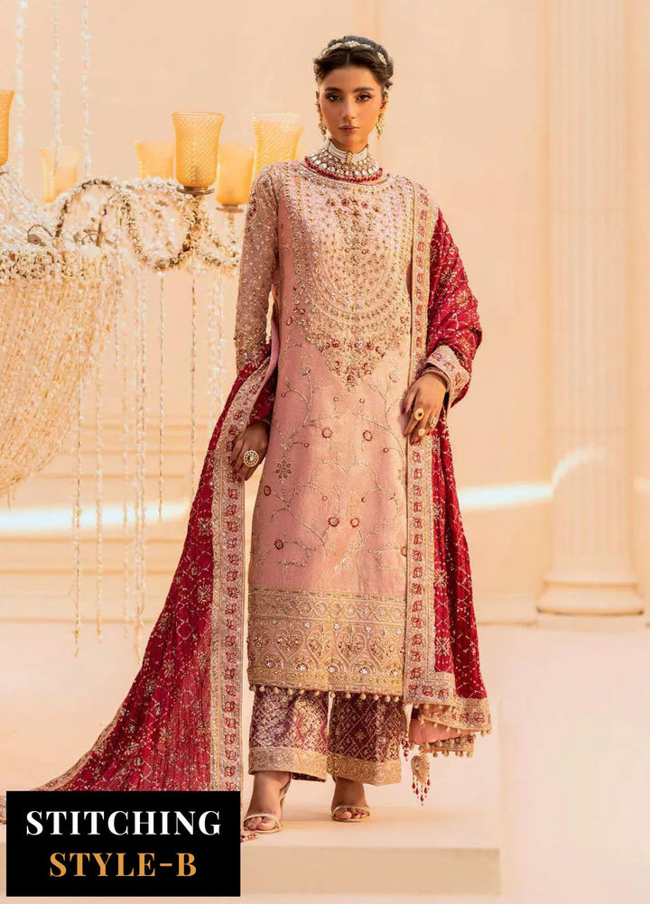 Aik Atelier Embroidered Tissue Suit Unstitched 3 Piece AIK25WF Look-03 - Formals Collection