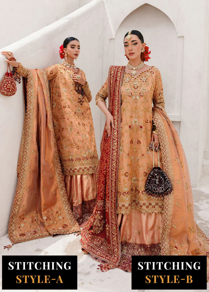Aik Atelier Embroidered Tissue Suits Unstitched 3 Piece AIK25WU D-02 - Formals Collection