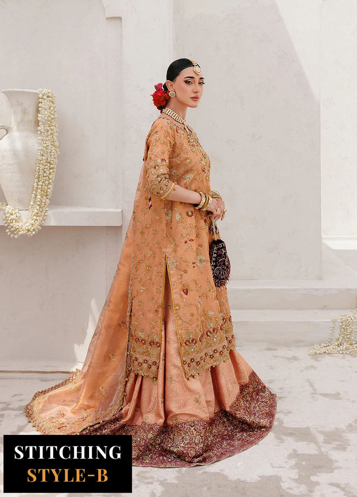 Aik Atelier Embroidered Tissue Suits Unstitched 3 Piece AIK25WU D-02 - Formals Collection