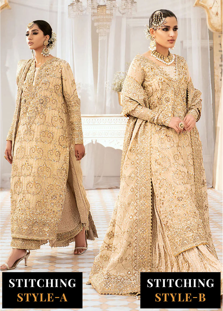 AIK Atelier Embroidered Zari Suits Unstitched 3 Piece AIK24WF Look 02 - Wedding Collection