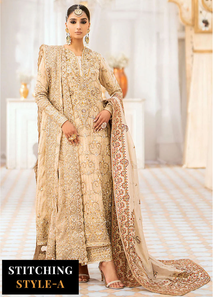 AIK Atelier Embroidered Zari Suits Unstitched 3 Piece AIK24WF Look 02 - Wedding Collection