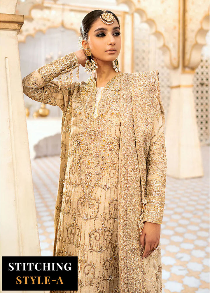 AIK Atelier Embroidered Zari Suits Unstitched 3 Piece AIK24WF Look 02 - Wedding Collection