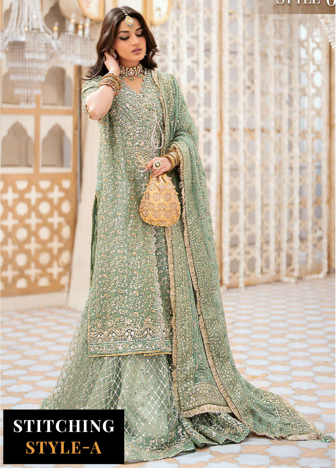 AIK Atelier Embroidered Zari Suits Unstitched 3 Piece AIK24WF Look 05 - Wedding Collection