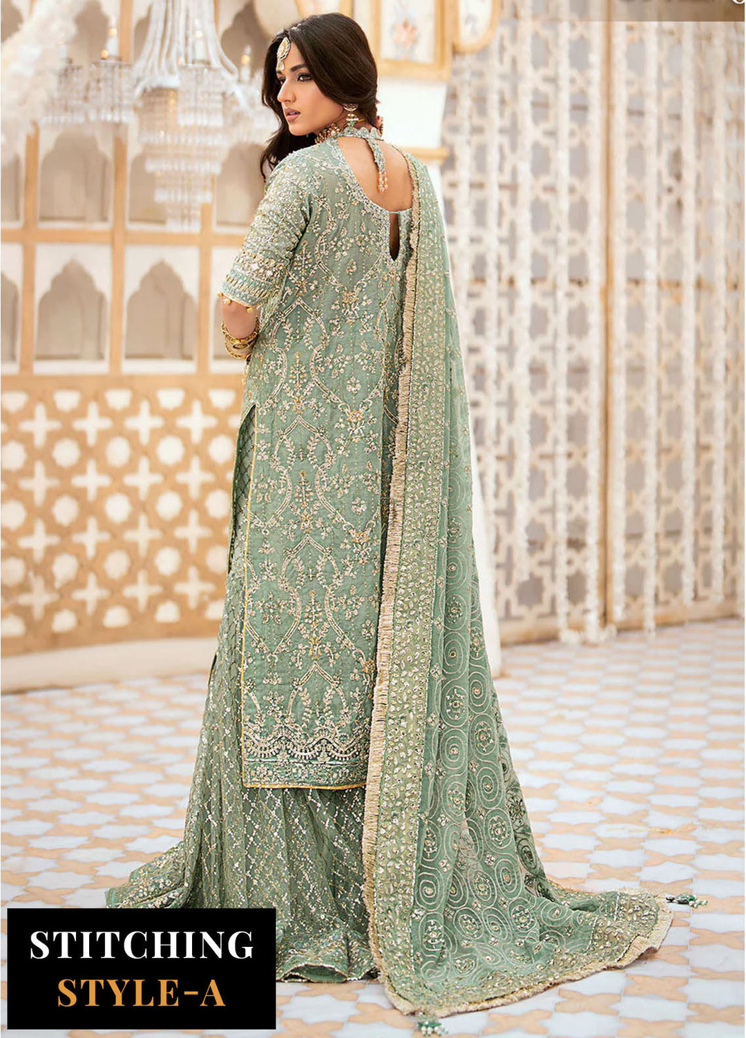 AIK Atelier Embroidered Zari Suits Unstitched 3 Piece AIK24WF Look 05 - Wedding Collection