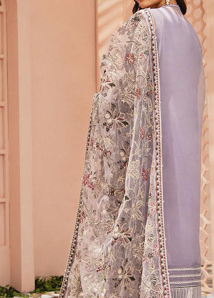 AIK Atelier Embroidered Organza Suits Unstitched 3 Piece AIK22MT Look 05 - Luxury Collection