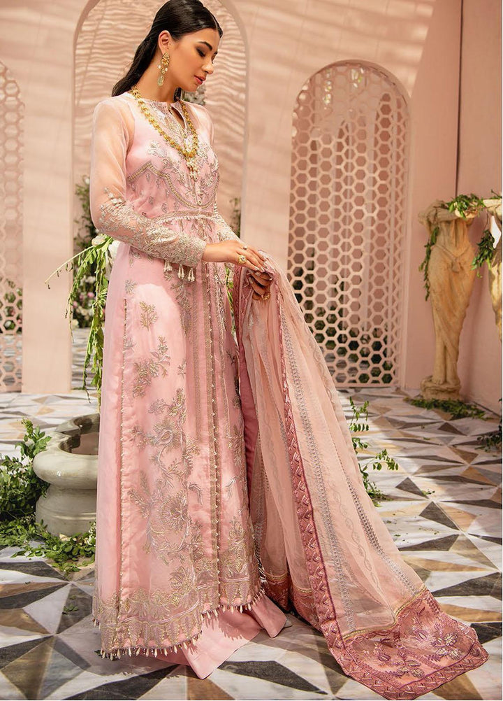 AIK Atelier Embroidered Organza Suits Unstitched 3 Piece AIK22MT Look 06 - Luxury Collection