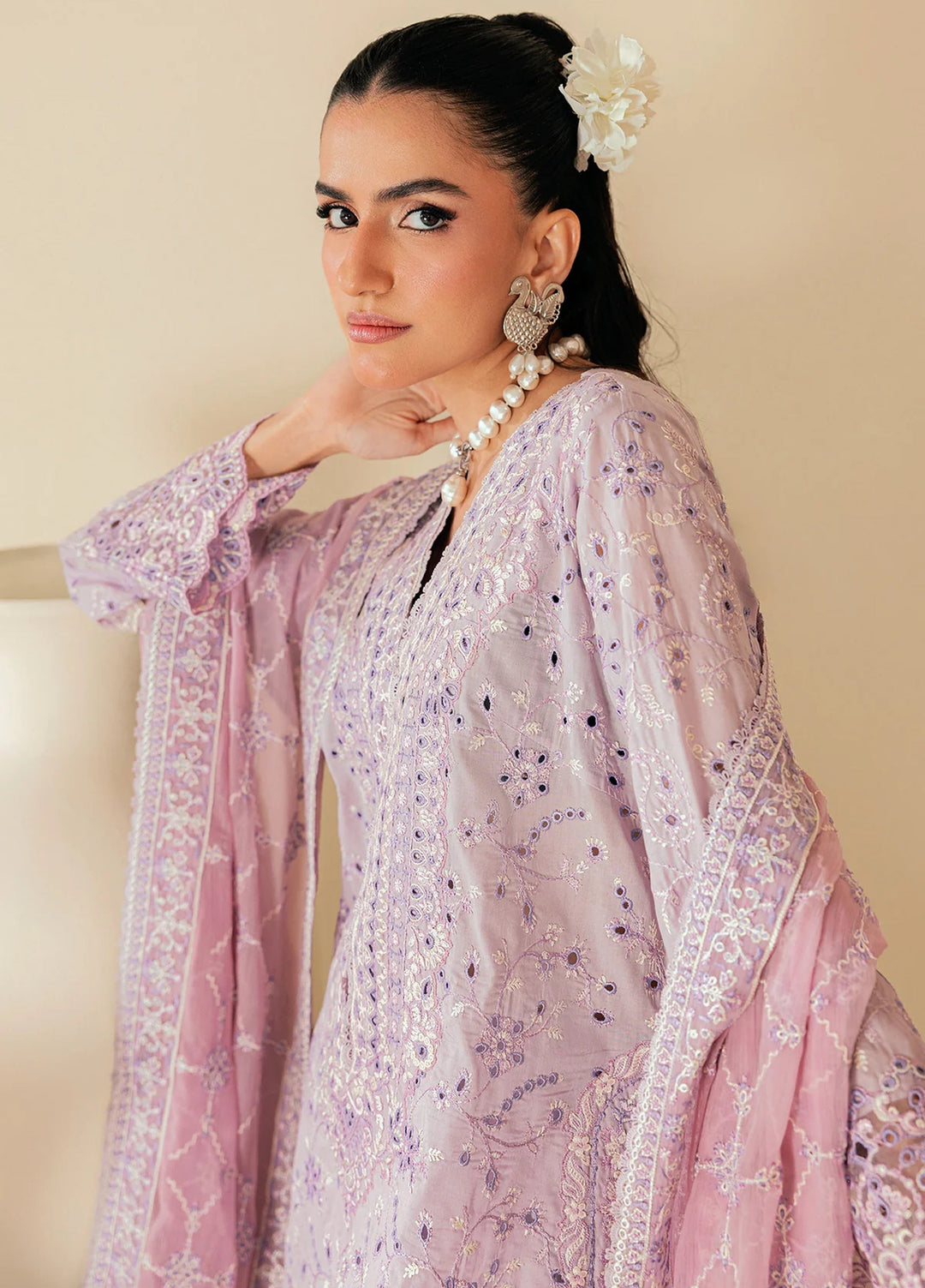 Aik Atelier Unstitched Embroidered Lawn 3 Piece Suit AIK26ULF B2601A - Festive Collection