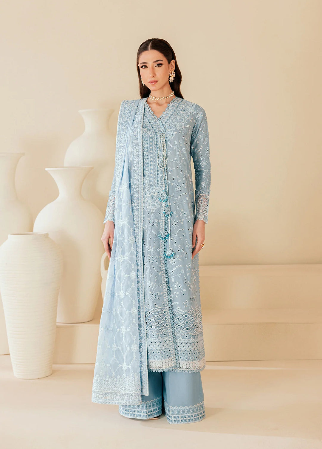 Aik Atelier Unstitched Embroidered Lawn 3 Piece Suit AIK26ULF B2601B - Festive Collection