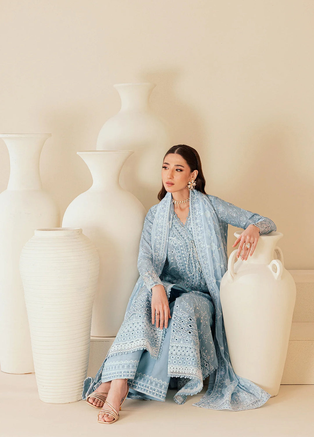 Aik Atelier Unstitched Embroidered Lawn 3 Piece Suit AIK26ULF B2601B - Festive Collection