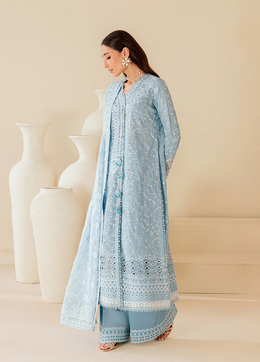 Aik Atelier Unstitched Embroidered Lawn 3 Piece Suit AIK26ULF B2601B - Festive Collection