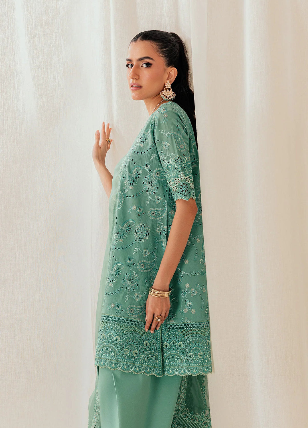Aik Atelier Unstitched Embroidered Lawn 3 Piece Suit AIK26ULF B2603A - Festive Collection