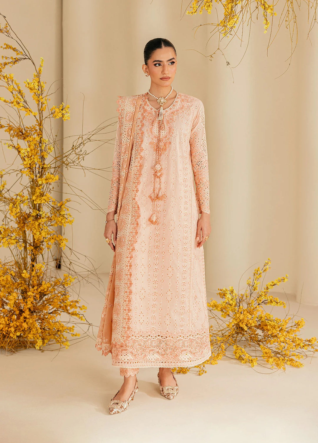 Aik Atelier Unstitched Embroidered Lawn 3 Piece Suit AIK26ULF B2604B - Festive Collection