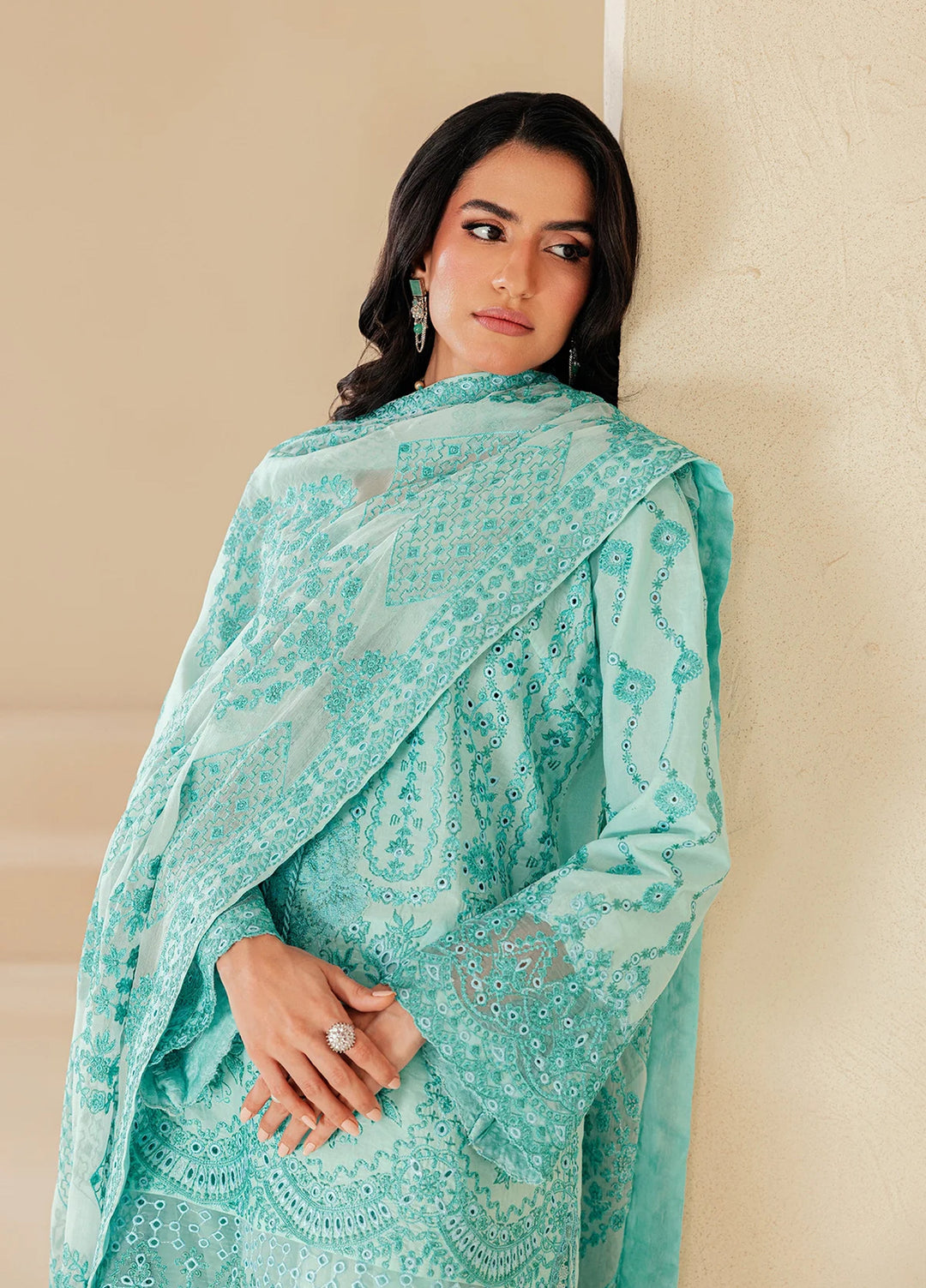 Aik Atelier Unstitched Embroidered Lawn 3 Piece Suit AIK26ULF B2605A - Festive Collection