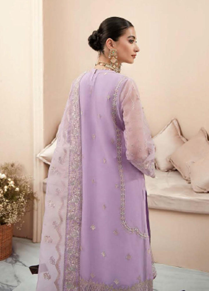 Lumiere By AIK Atelier Embroidered Organza Suits Unstitched 3 Piece Look 01 - Luxury Collection