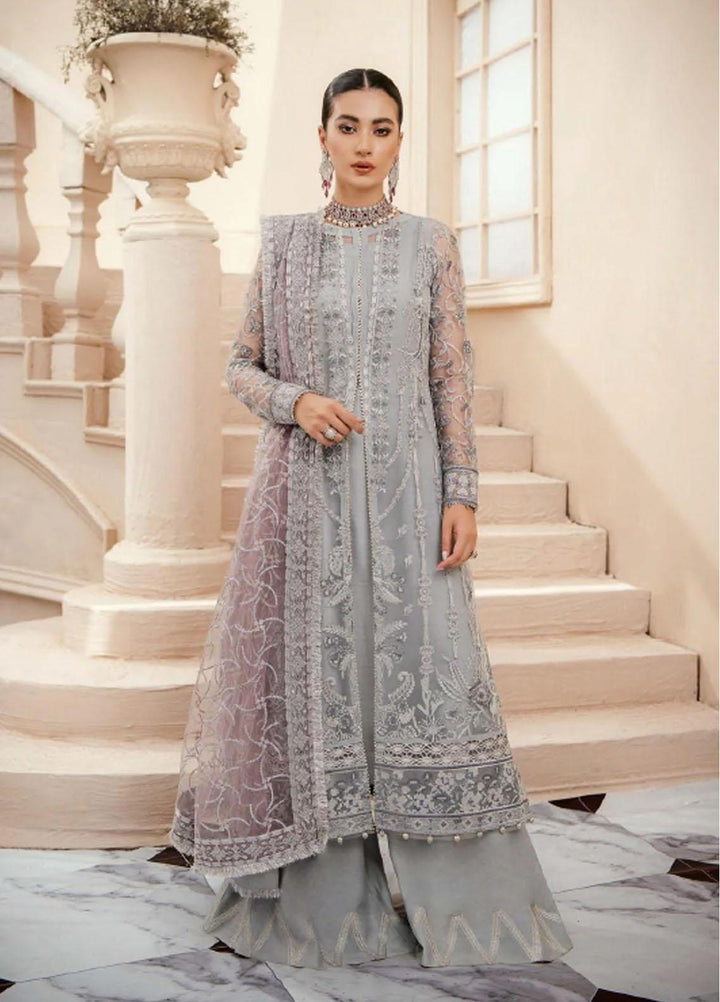 Lumiere By AIK Atelier Embroidered Net Suits Unstitched 3 Piece Look 05 - Luxury Collection