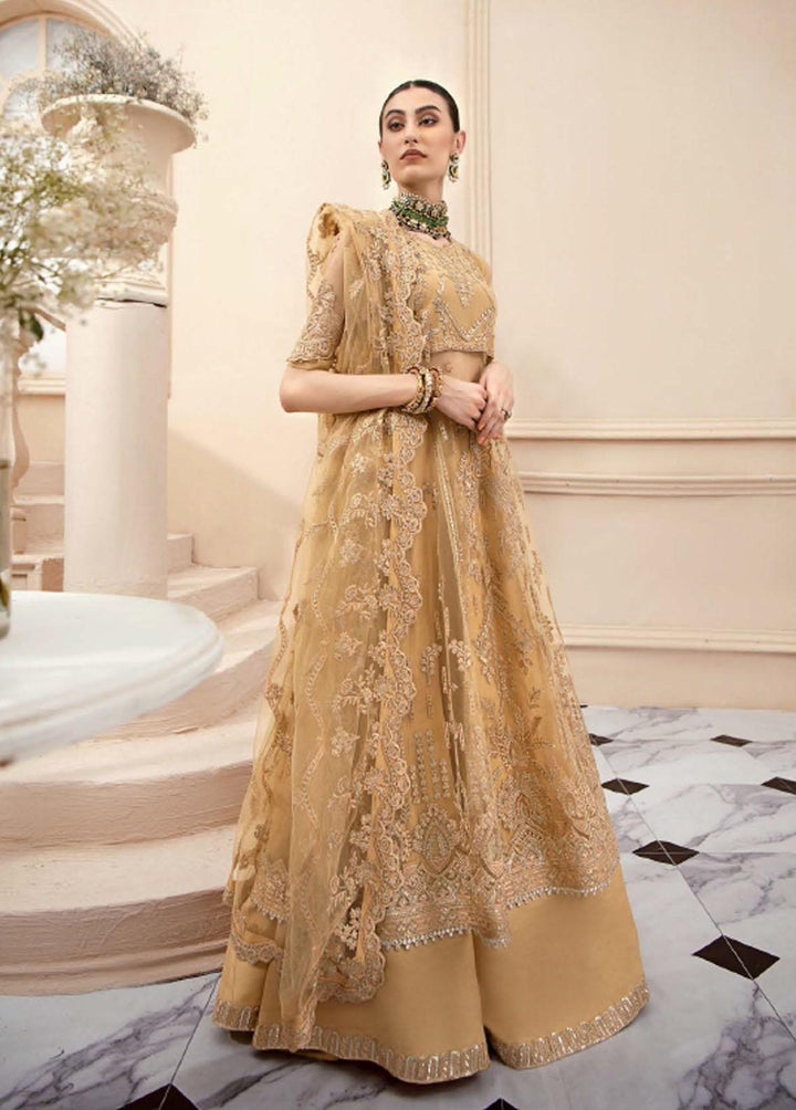 Lumiere By AIK Atelier Embroidered Organza Suits Unstitched 3 Piece AIK22L Look 06 - Luxury Collection