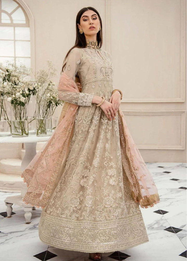 Lumiere By AIK Atelier Embroidered Net Suits Unstitched 3 Piece Look 09 - Luxury Collection