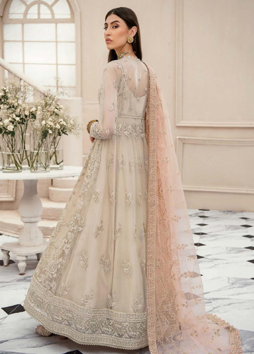 Lumiere By AIK Atelier Embroidered Net Suits Unstitched 3 Piece Look 09 - Luxury Collection