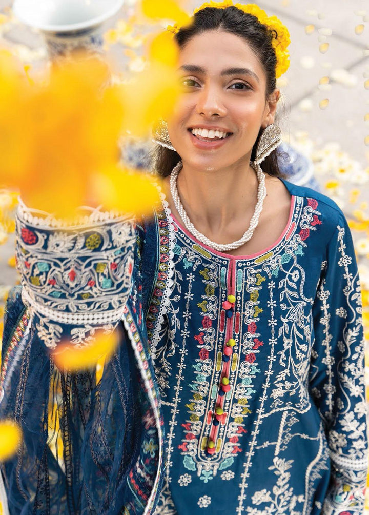 AIK Atelier Embroidered Lawn Suits Unstitched 3 Piece AIK23M Look 01 - Festive Collection