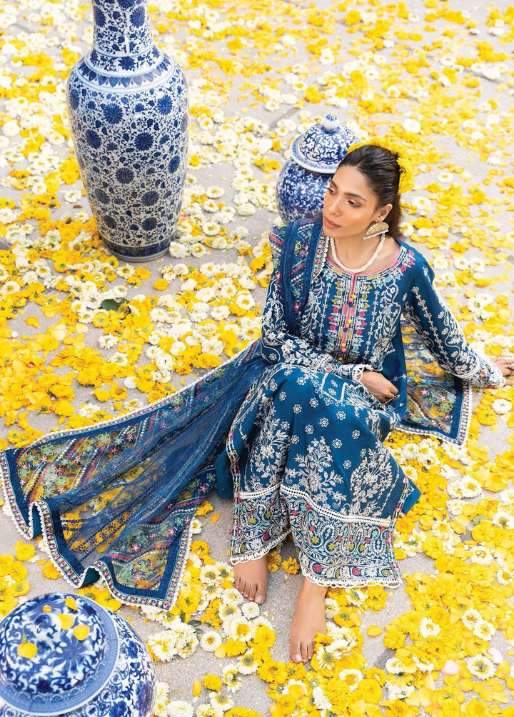 AIK Atelier Embroidered Lawn Suits Unstitched 3 Piece AIK23M Look 01 - Festive Collection