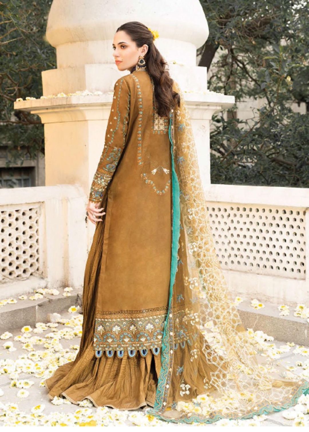 AIK Atelier Embroidered Lawn Suits Unstitched 3 Piece AIK23M Look 07 - Festive Collection