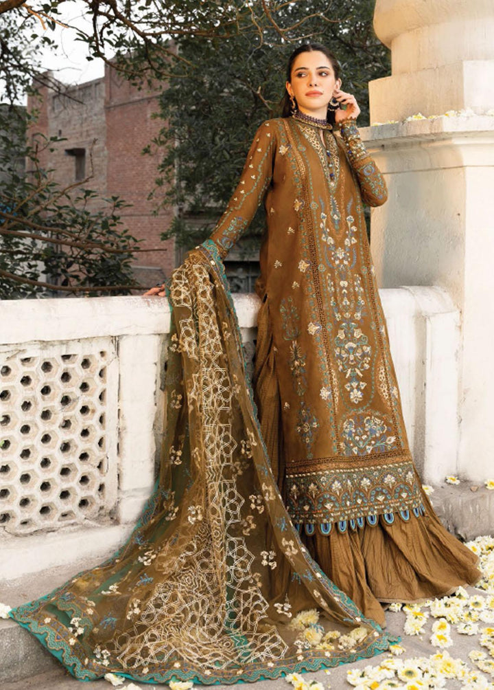 AIK Atelier Embroidered Lawn Suits Unstitched 3 Piece AIK23M Look 07 - Festive Collection