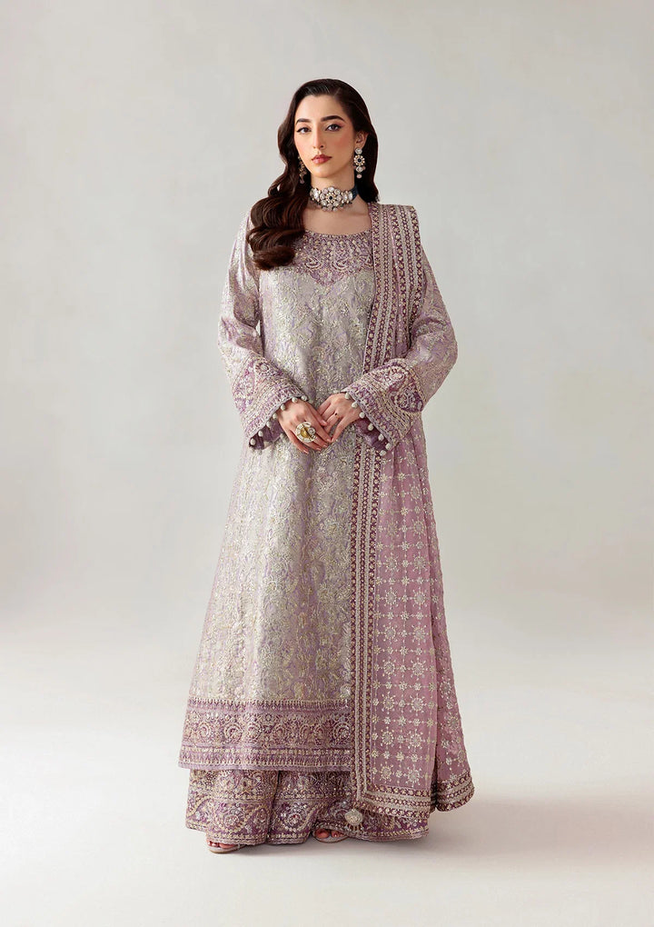 Aik Atelier Embroidered Jamawar Suits Unstitched 3 Piece AIK25UF D-05 - Formals Collection