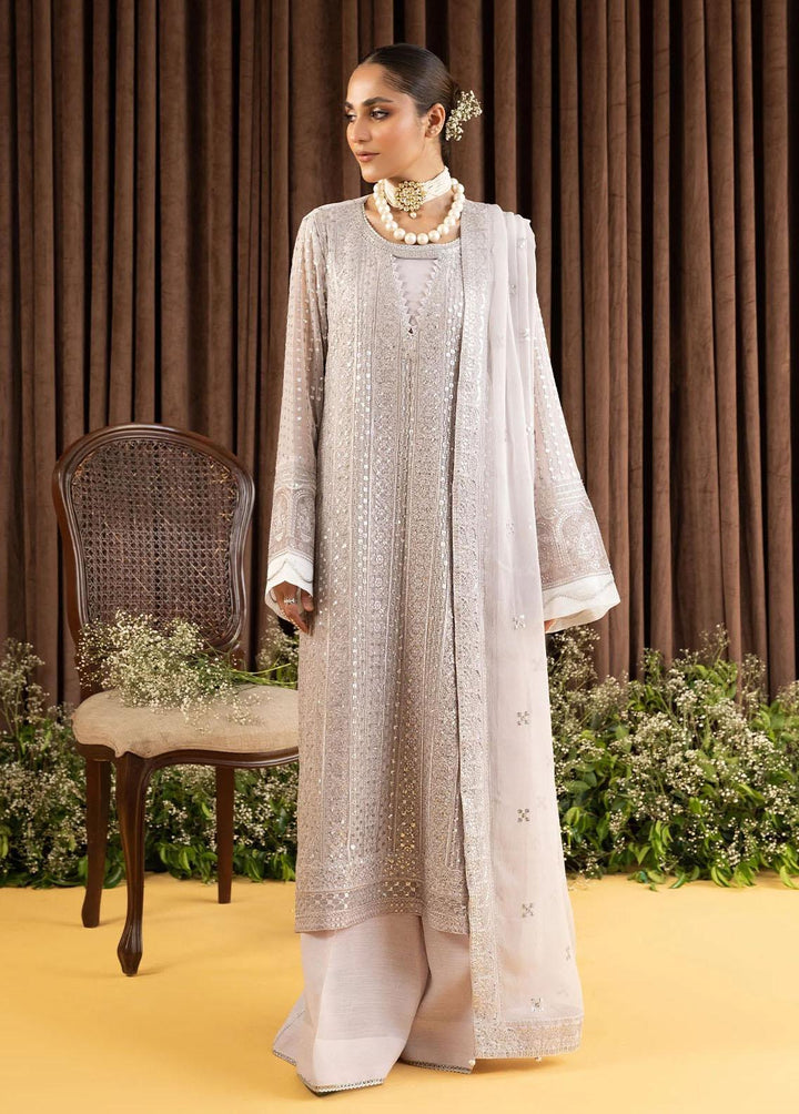 AIK Atelier Embroidered Chiffon Suits Unstitched 3 Piece AIK23-C2 02 - Luxury Collection