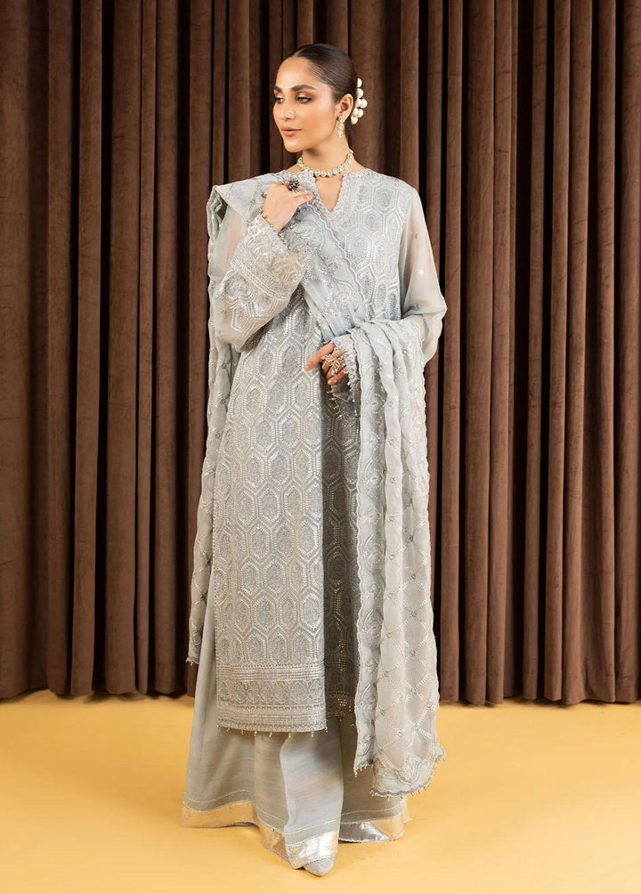 AIK Atelier Embroidered Chiffon Suits Unstitched 3 Piece AIK23-C2 04 - Luxury Collection