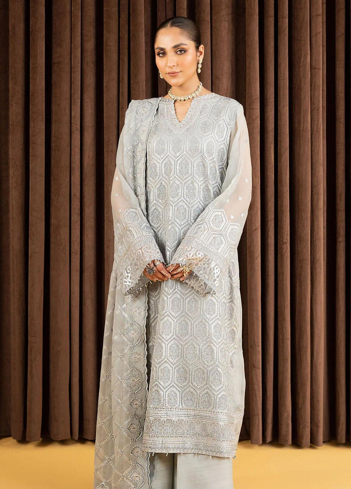 AIK Atelier Embroidered Chiffon Suits Unstitched 3 Piece AIK23-C2 04 - Luxury Collection