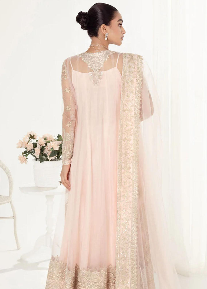 AIK Atelier Embroidered Net Suits Unstitched 3 Piece AIK22U Look 01 - Luxury Collection
