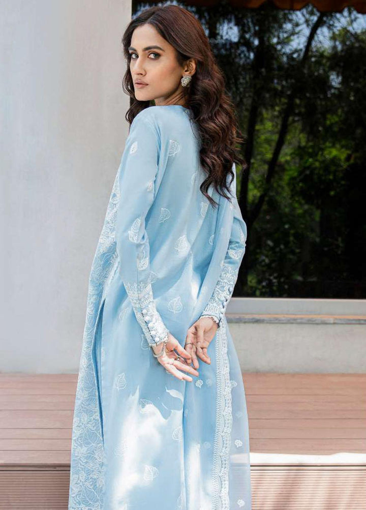 AIK Atelier Embroidered Lawn Suits Unstitched 3 Piece AIK23-L2 02-A - Summer Collection