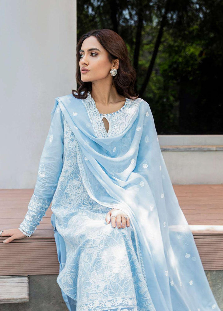 AIK Atelier Embroidered Lawn Suits Unstitched 3 Piece AIK23-L2 02-A - Summer Collection