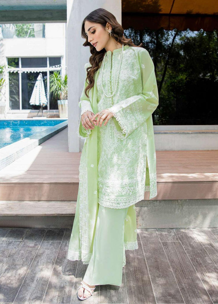 AIK Atelier Embroidered Lawn Suits Unstitched 3 Piece AIK23-L2 02-B - Summer Collection