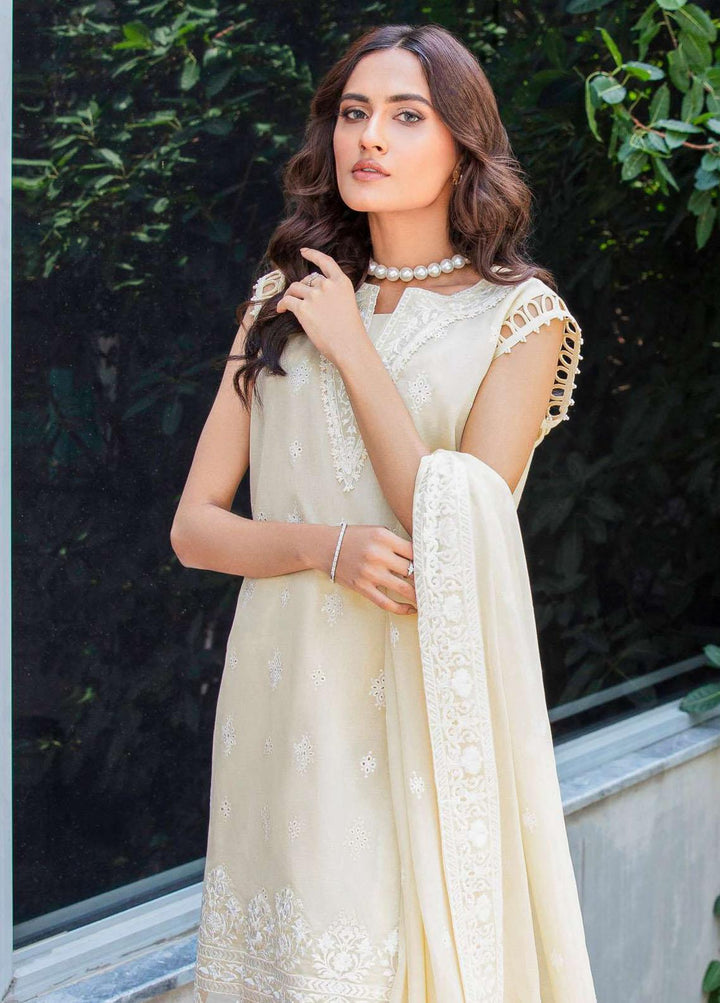 AIK Atelier Embroidered Lawn Suits Unstitched 3 Piece AIK23-L2 03-A - Summer Collection