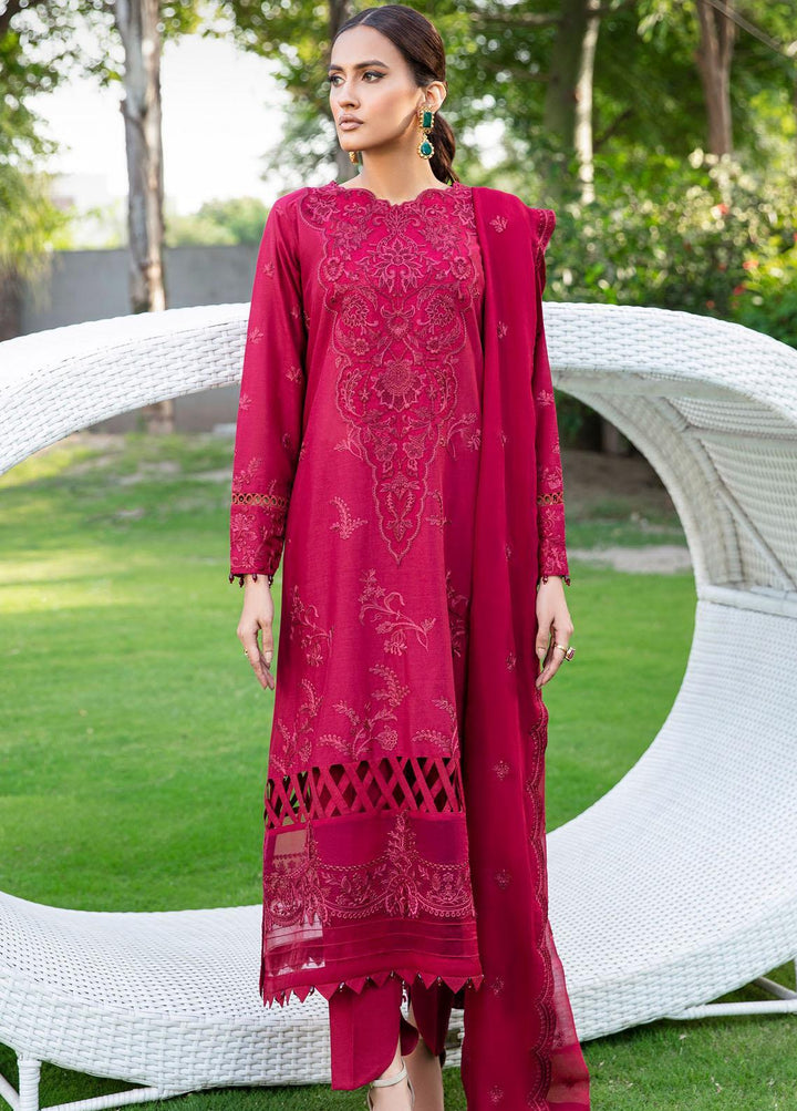 AIK Atelier Embroidered Lawn Suits Unstitched 3 Piece AIK23-L2 05-B - Summer Collection