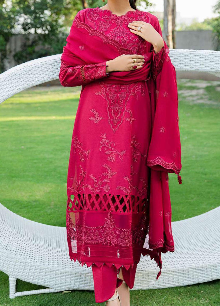 AIK Atelier Embroidered Lawn Suits Unstitched 3 Piece AIK23-L2 05-B - Summer Collection