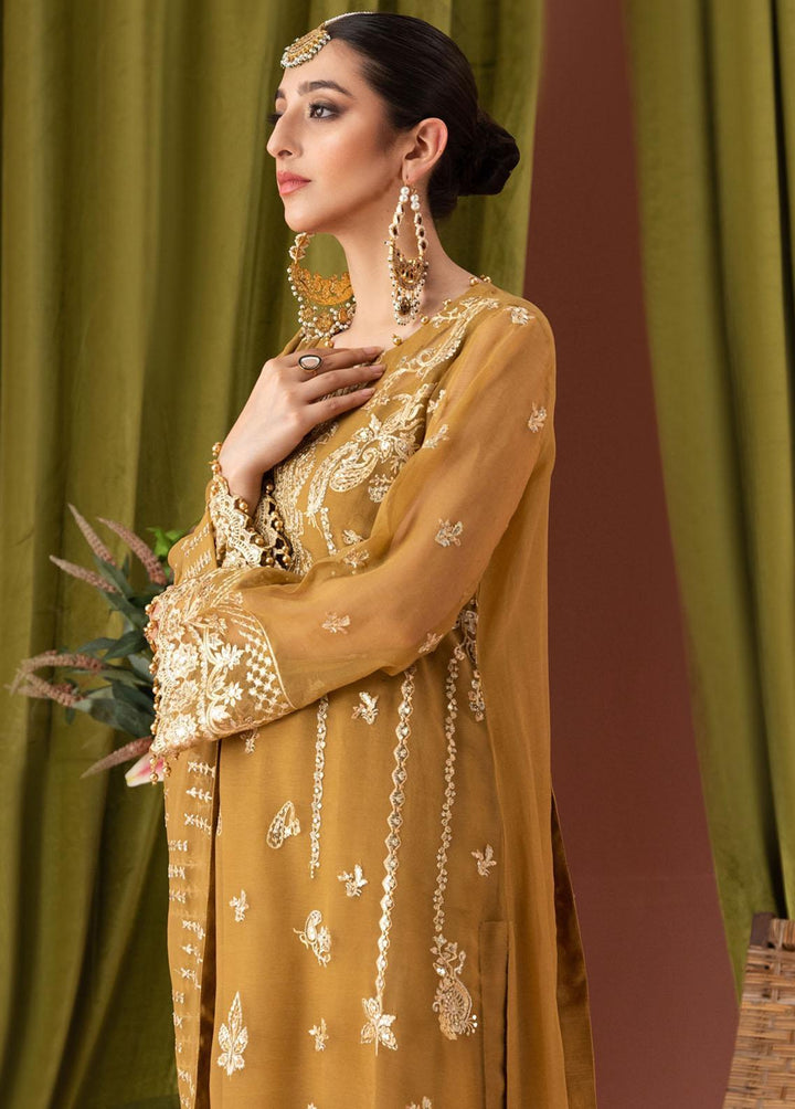 AIK Atelier Embroidered Chiffon Suits Unstitched 3 Piece AIK23L Look 05 - Luxury Collection