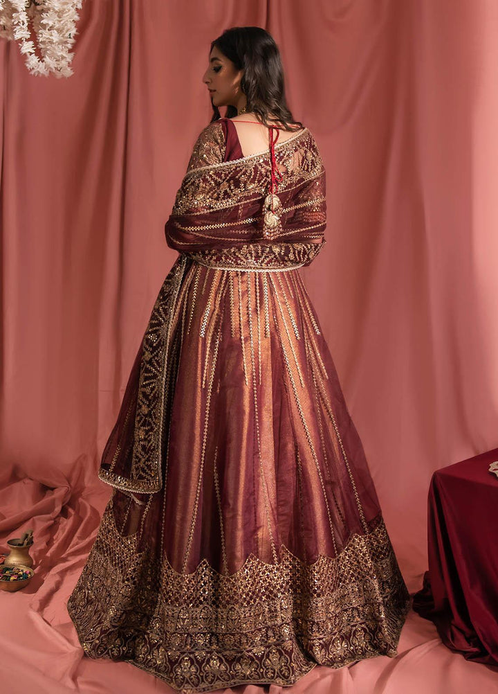 Aik Atelier Embroidered Net Suits Unstitched 3 Piece AIK23WF Look 08 - Luxury Collection